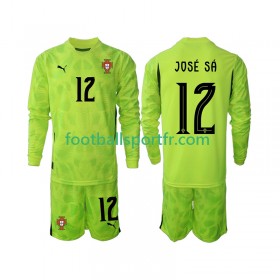 Tenue Portugal Jose Sa 12 Gardien Enfant Domicile 2025 Maillot de Foot ML